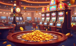 Layar dealer langsung Casino Hold'em dengan kartu dan opsi taruhan di mentari138